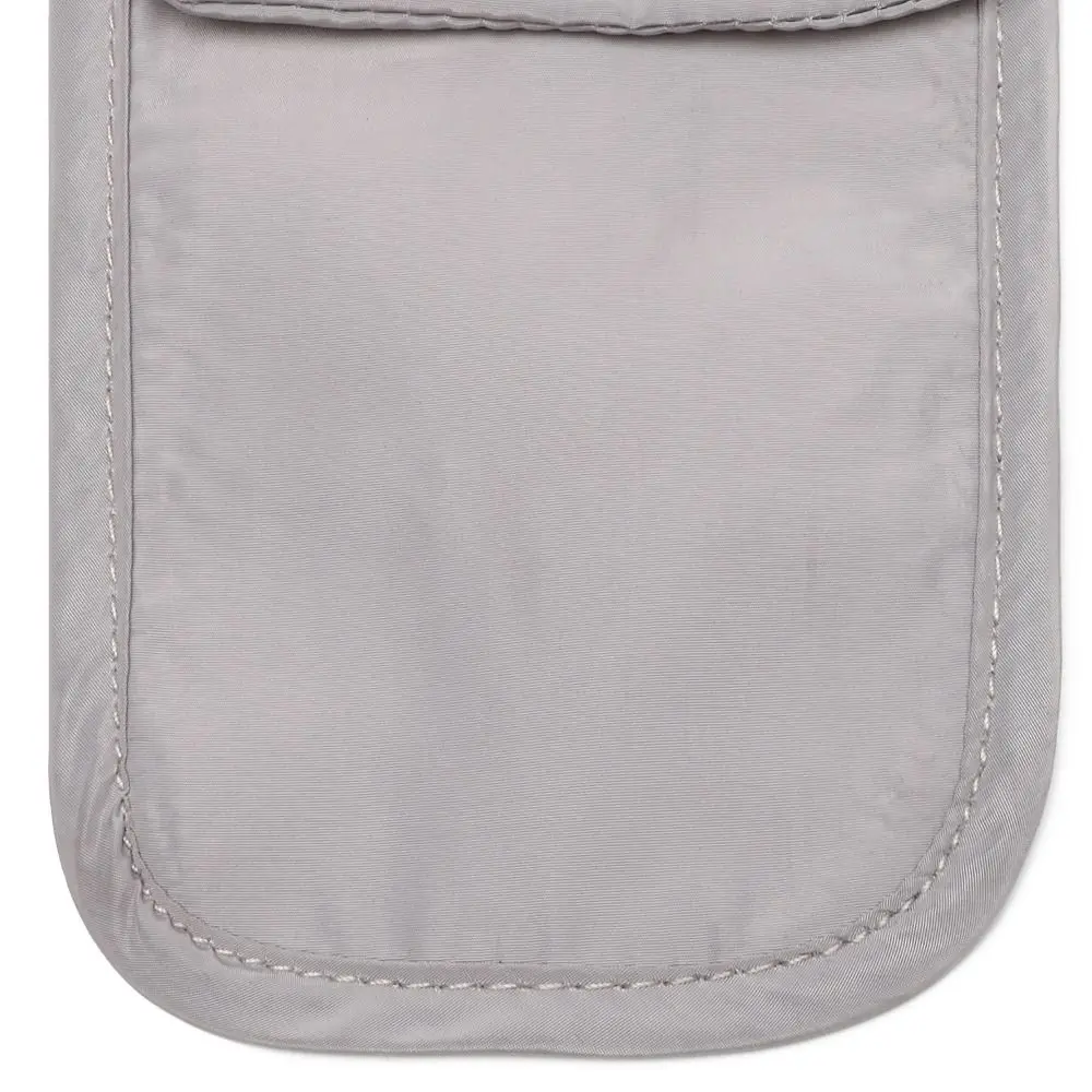 RFID Blocking Bra Wallet with Adjustable Elastic Strap