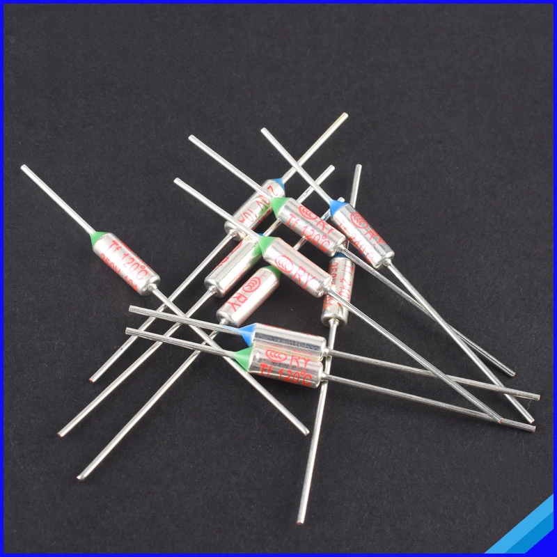 10PCS Temperature RY 10A 250V Tf Thermal Fuse 72C 85C 95C 110C 121C 130C 157C 165C 172C 185C 192C 200C 220C 240C 260C 280C 300C