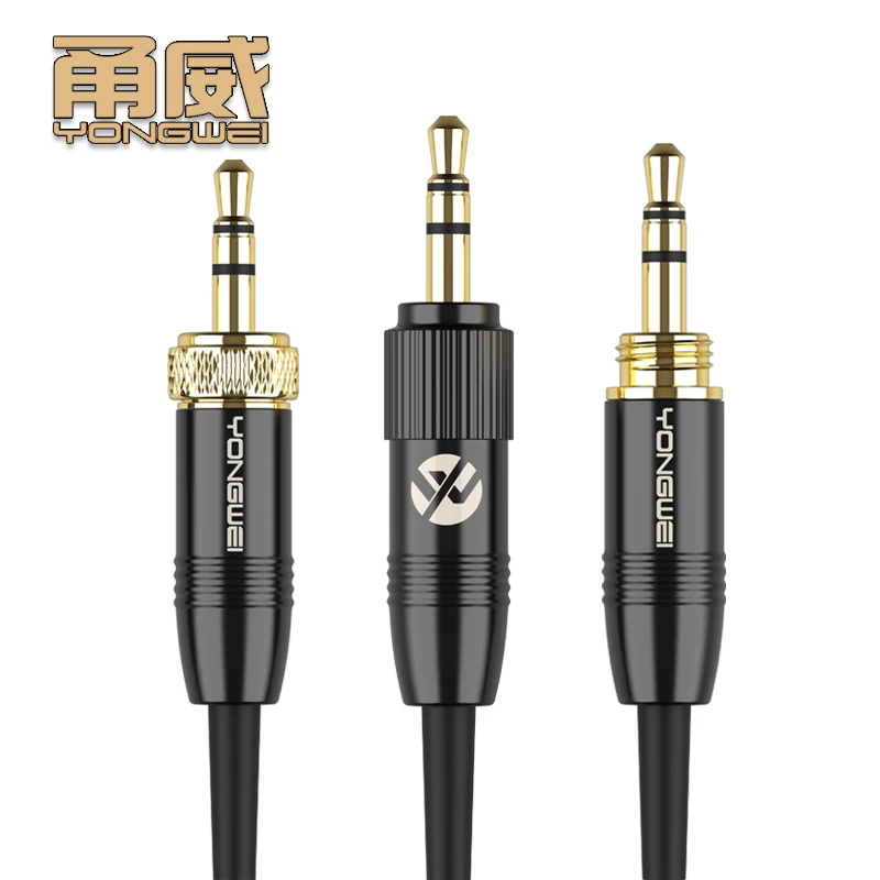 YONGWEI 금도금 3.5mm 스테레오 오디오 잭 플러그(나사 잠금 장치 포함) DIY 오디오 비디오 케이블 조립용 호환 가능