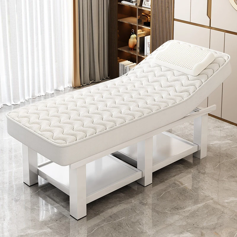 

Tattoo Professional Foldable Bed Cosmetic Mattress Aesthetic Stretcher Massage Chair Full Body Lit Pliant Salon Furniture MQ50MB