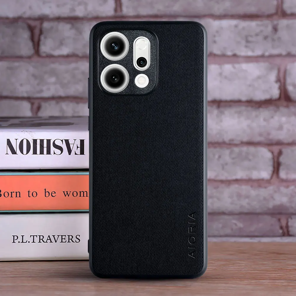 Luxury Textile Leather Phone Case Coque