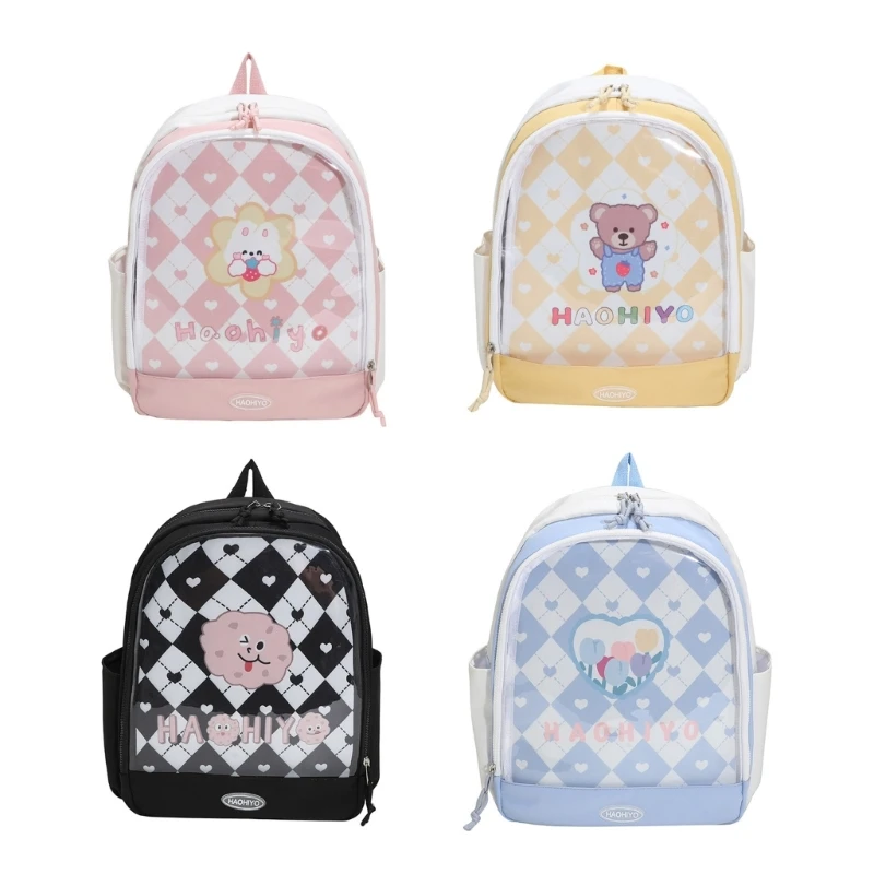 Fashion Backpack Large Capacity Casual College Bookbag for Boys Girls Student