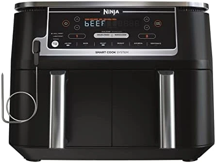 Ninja Foodi 8qt Original Dualzone 2 Basket Air Fryer With 6