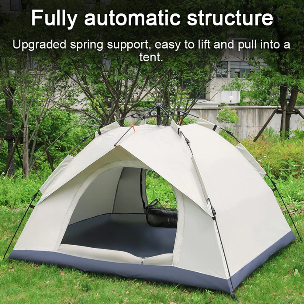 Outdoor Self-driving Travel Camping Tent Automatic Quick-opening Tent Portable Rainproof Sunshine-proof Tent Sunshine Shelter 2