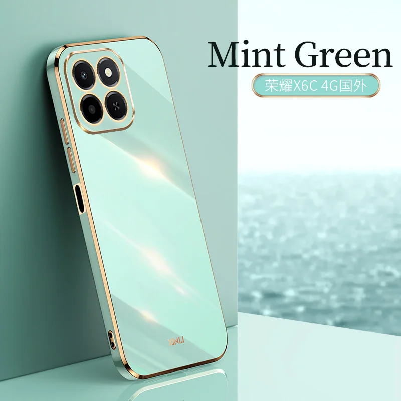 Enhanced Silicone Phone Case with 6D Plating - Durable Soft Cover