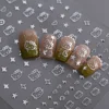 1sheet Japanese nail sticker HelloKitty Cat Head Heart cartoon cute nail decal with adhesive ornament Back Glue Manicure Sticker 3