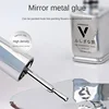 Metal Mirror Glue Silver Gel Nail Polish Art Color Drawing Line Flower Manicure Accessories Nail Art DIY Shop Nail Charms 1