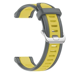 Universal Quick Release Silicone Watch Strap - 22mm/20mm Adjustable Band - 22mm (HY)