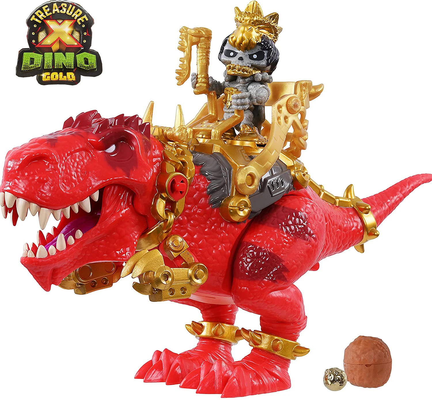

Распродажа золотого динозавра Treasure X, распаковка с классическим опытом, золотые ниндзя, детские игрушки для мальчиков, динозавр