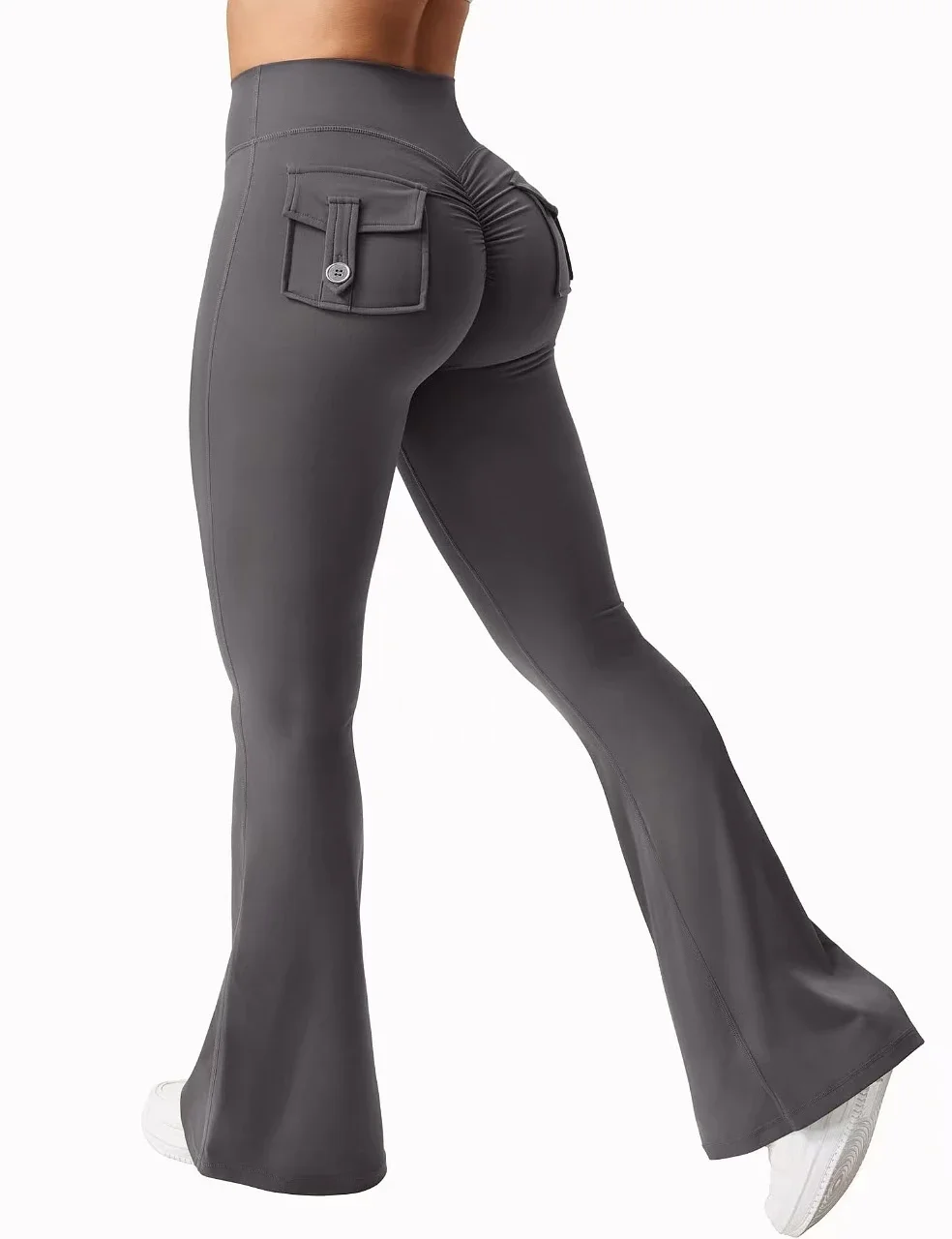 Sports Leggings Sports Pants Yoga Pants Women Bell-bottoms Yoga Flare Leggings Plus Size High Waist Workout Fitness Gym Sports Dance