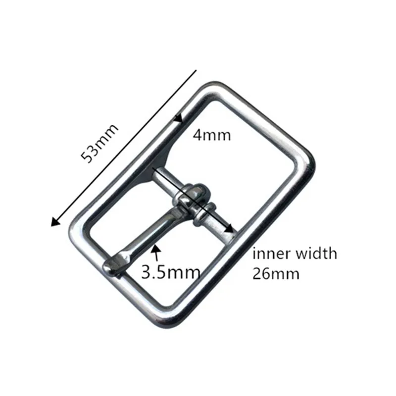 13mm Shoes Strap Buckle Stainless Steel Pin Garment Buckle Metal Bag Hardware 16mm 20mm 26mm 20 Pieces