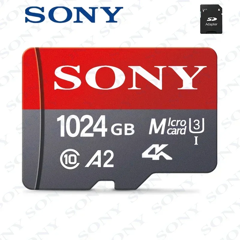 thumbnail image 1 of Tarjeta de memoria Micro SD TF de SONY Mini de 1 TB, clase 128 GB, 256 GB, tarjeta de memoria flash de alta velocidad, tarjeta TF Mecard C10 para Xiao Mi, 1 of 5