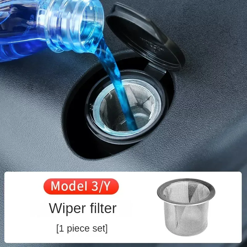 

Tesla Model 3 Y S X Wiper Filter Windscreen Washer Fluid Tank Inlet Strainer Nozzle Protector 2023 2022 Car Organizer Accessorie