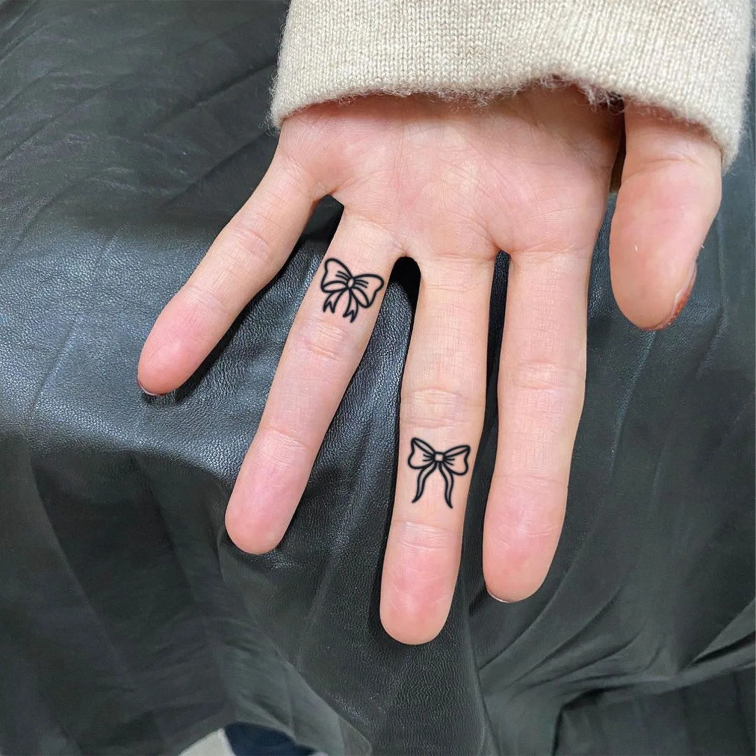 Waterproof Temporary Tattoo Stickers Cartoon Bowknot Body Arts
