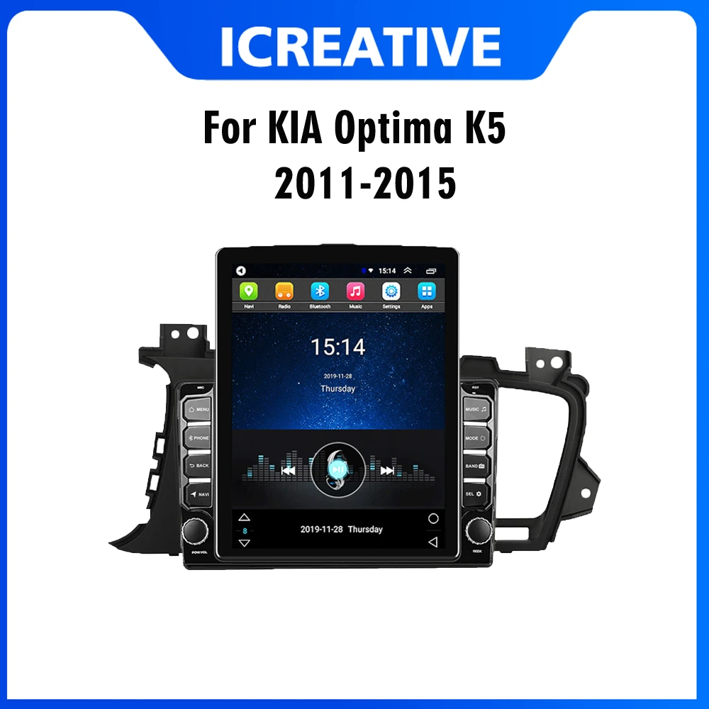 For KIA Optima K5 20112015 2 Din 9.7" Tesla Screen Car Multimedia