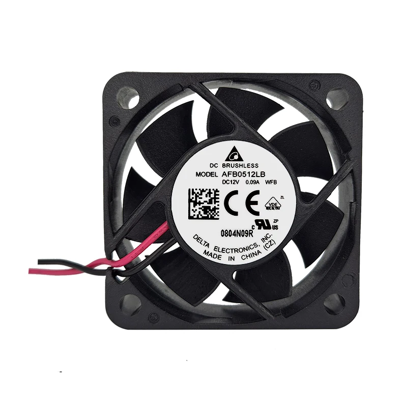 

AFB0512LB-WFB 5015 50*50*15MM 5CM 50MM DC12V 0.09A 4000rpm new delta two-wire cooling DC fan