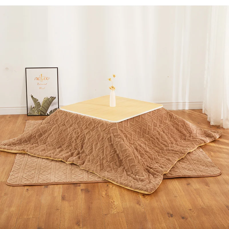 2023 Navy/Khaki/Fruit Green Japanese Kotatsu Futon Comforter Set 100% Poliestere Tessuto 185X230Cm Come 1Pc Futon + 1Pc Tappeto