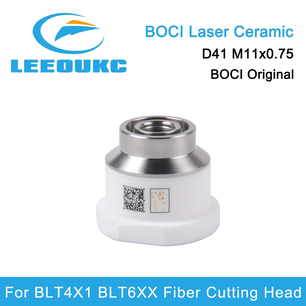 

LEEOUKC BOCI Original Laser Ceramic Body Dia.41mm M11 Nozzle Holder Ring for High Power Fiber Cutting Head BLT420 BLT641