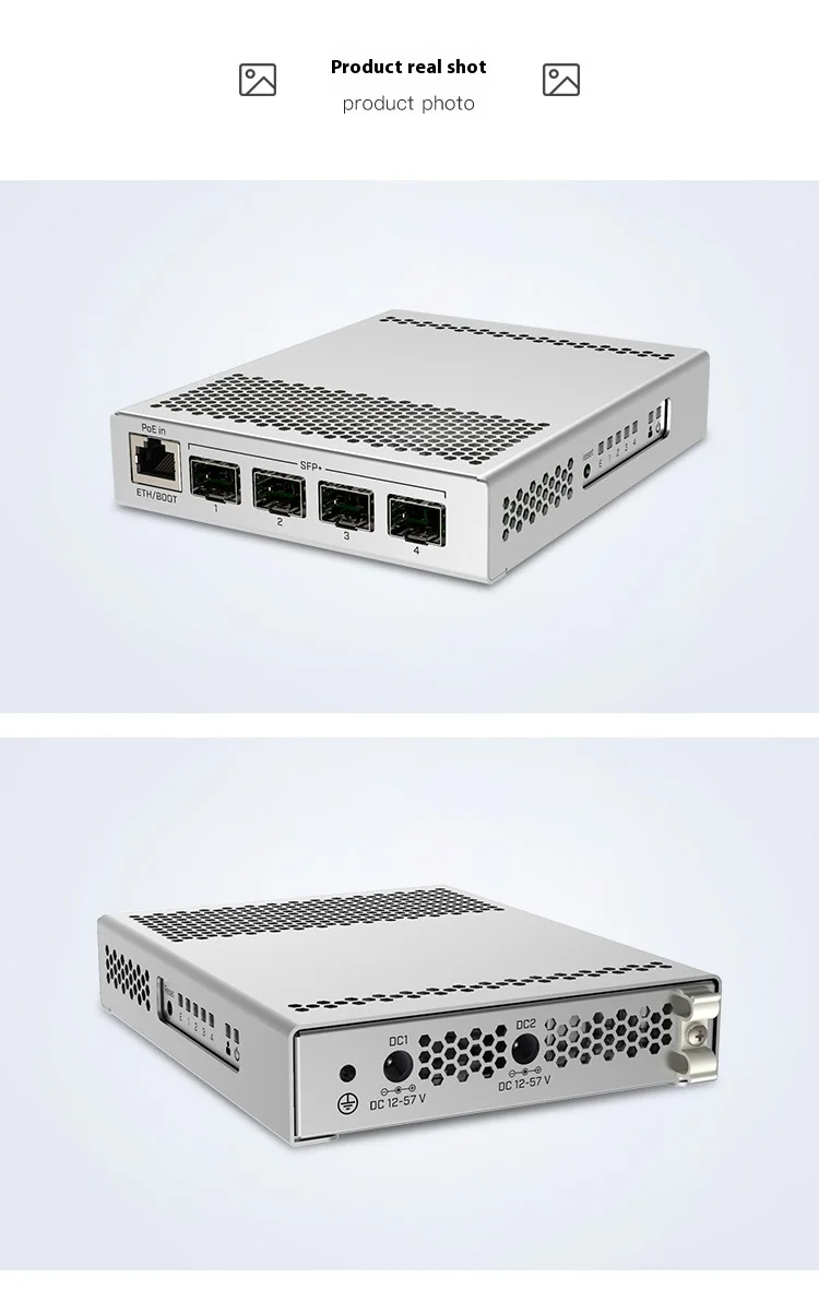 CRS305-1G-4S+IN SFP+ 10Gbps Five-Port Smart Managed Switch Dual System RouterOS
