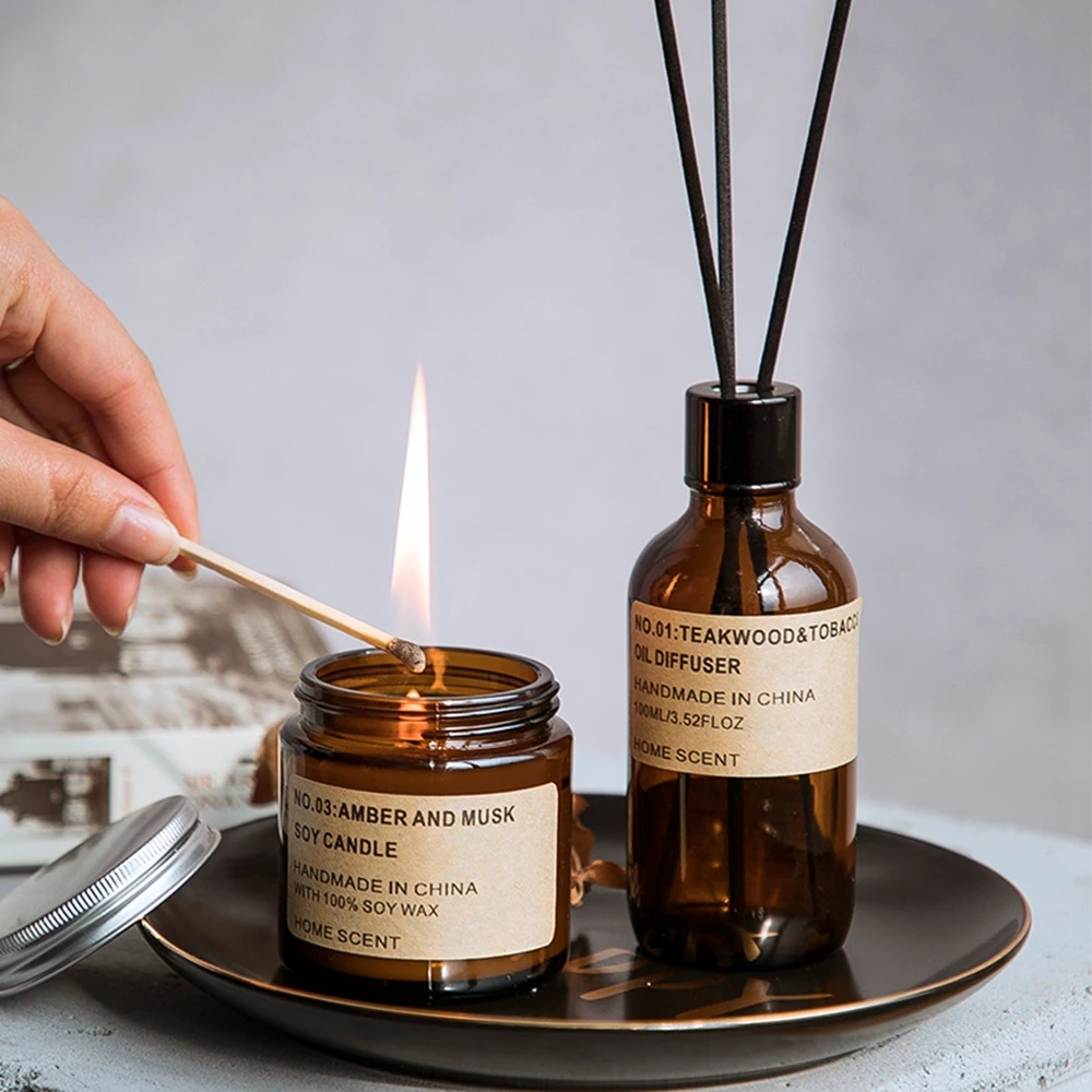 Candle Jar Glass Aromatherapy Candles By Glass Indoor Aromatherapy