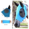 Horse Fly Mask 3D Design Supplies Ergonomics Pet Summer Eye Shield Anti Mosquito Ear Half Face Mesh Fly Protective Cover Parts 5