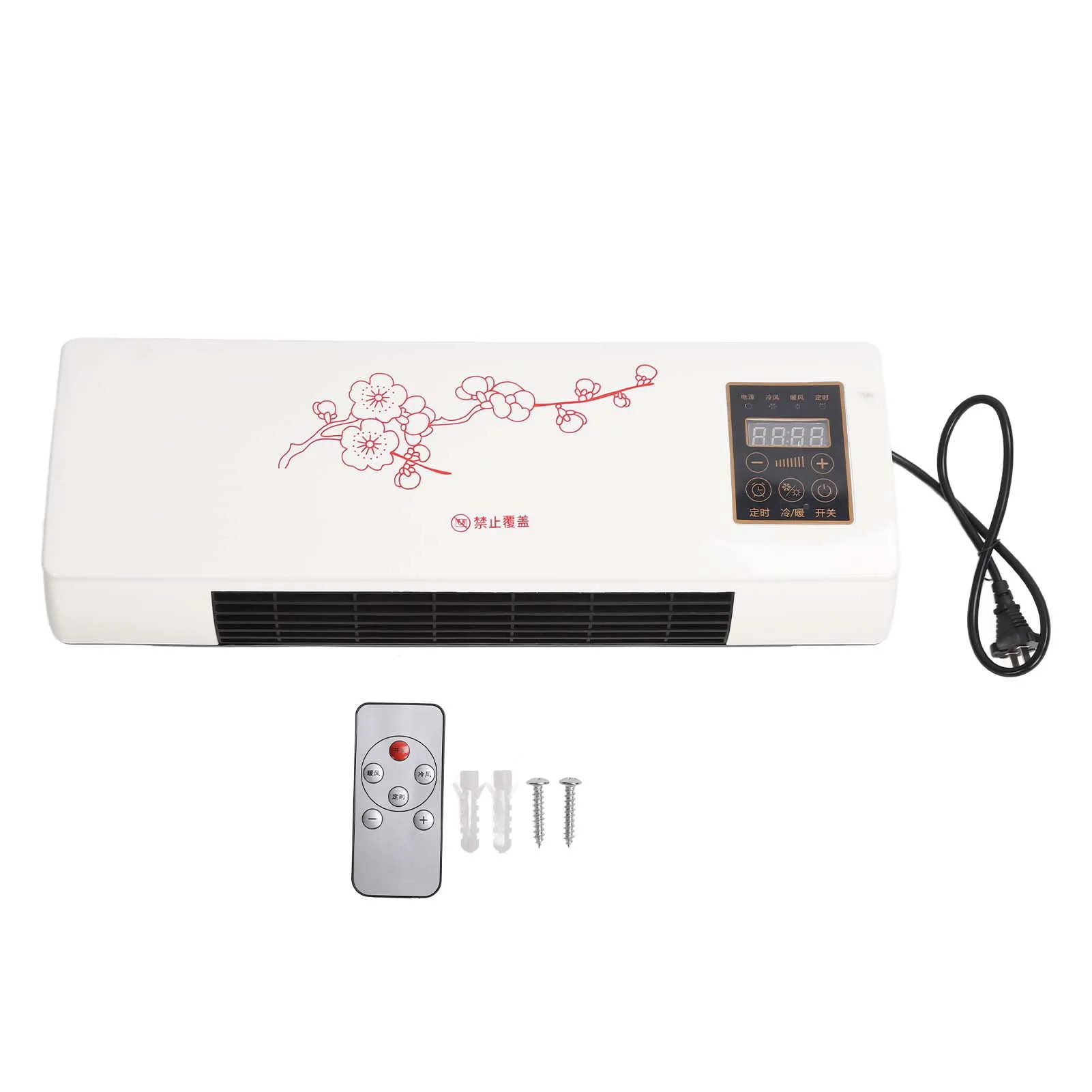 ปุ่มปรับอากาศติดผนัง รีโมทคอนโทรล ประเภทเครื่องทําความร้อนอัตโนมัติ ปลั๊ก CN 220V 1