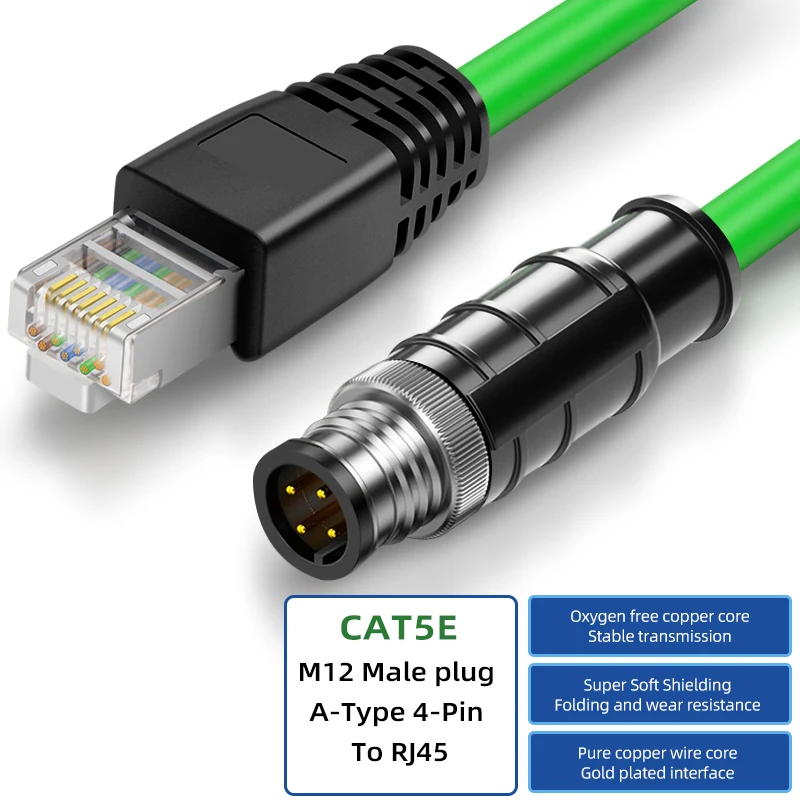 Waterproof High-Flexibility Industrial Ethernet Cable with STP Shielding