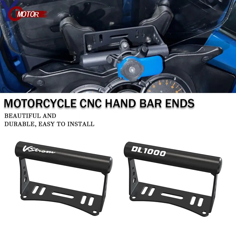 

FOR SUZUKI VSTROM650 /ABS DL650 2002-2011 VSTROM 1000 DL1000 2002-2012 Phone Holder Frame Bracket Windshield Navigation Bracket