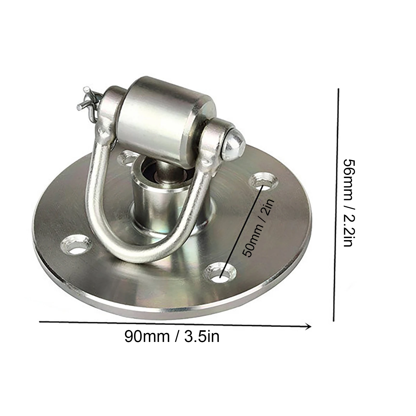Punching Bag Mount Hanger Wide Compatible  Boxing Bag Mount Bracket Iron Swivel Easy Installation Ceiling for Home 4