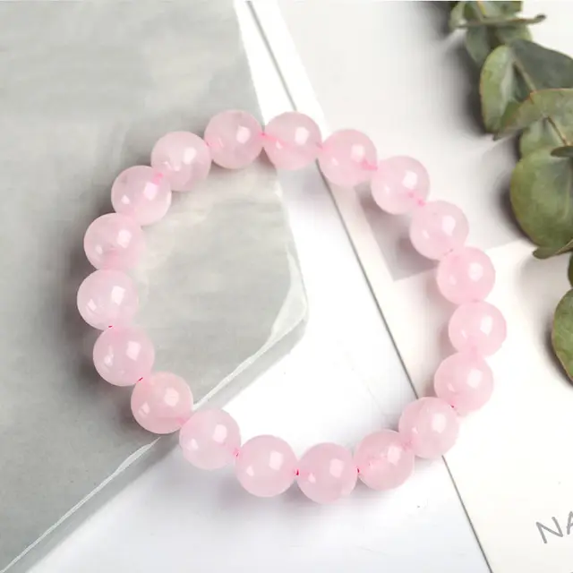 Pink Quartz Beaded Bracelets 4