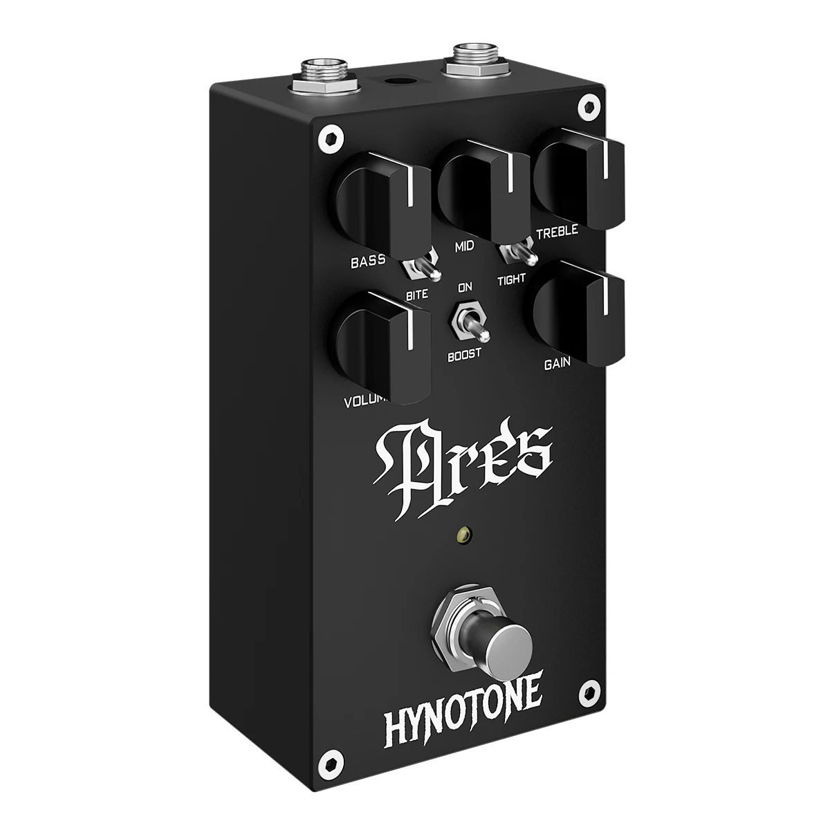 TOPPING ARES Distortion Preamp Pedal 5-Stage JFET Circuit 3-Band EQ Boost for Aggressive Tone Ideal for 7-String Guitars