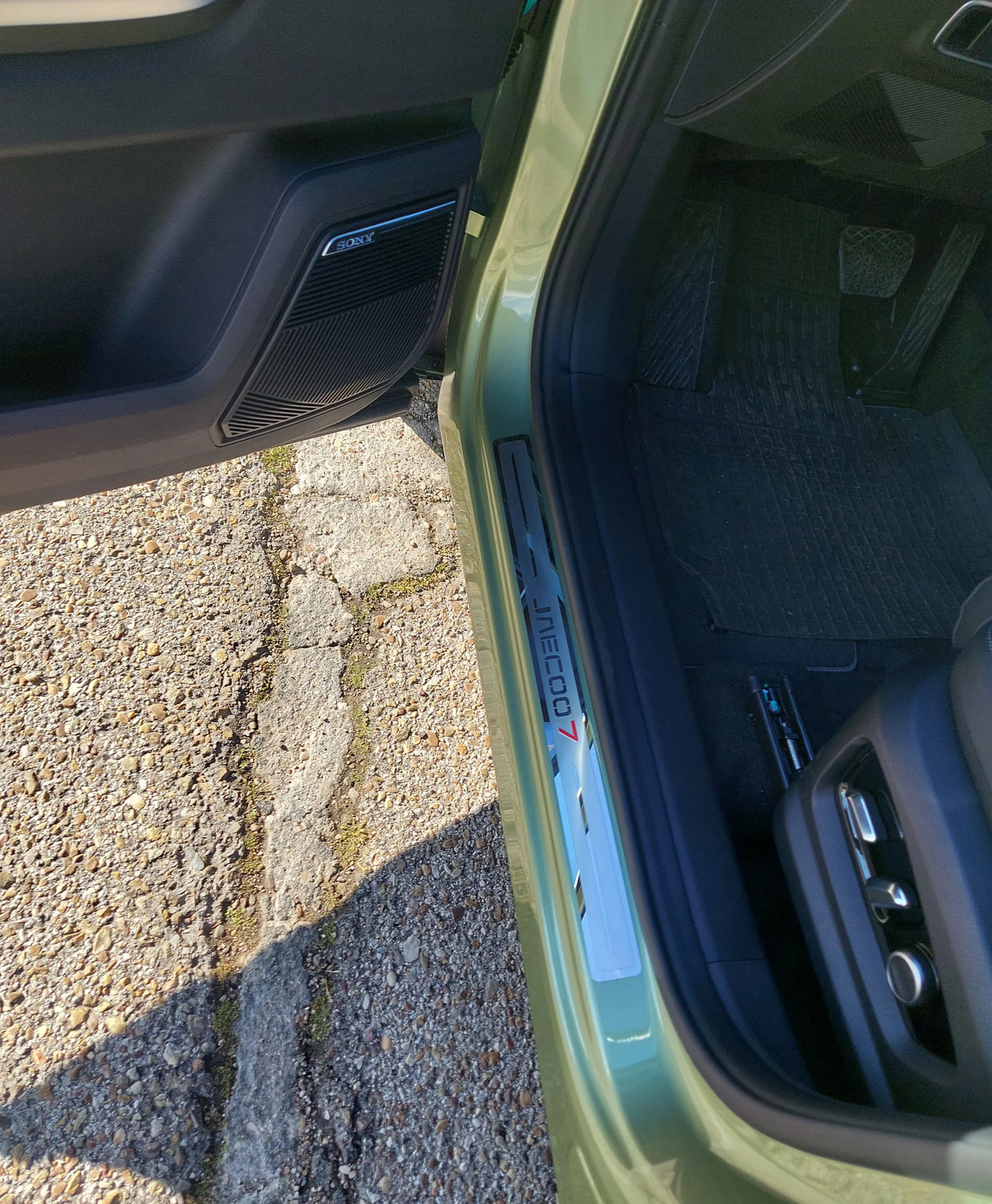 Für Chery JAECOO 7 J7 2023-2025 Zubehör Edelstahl Auto Tür-Schwellen-verschleiss-Platte Anti-Kick Pedal trim Schützen – Detail 10