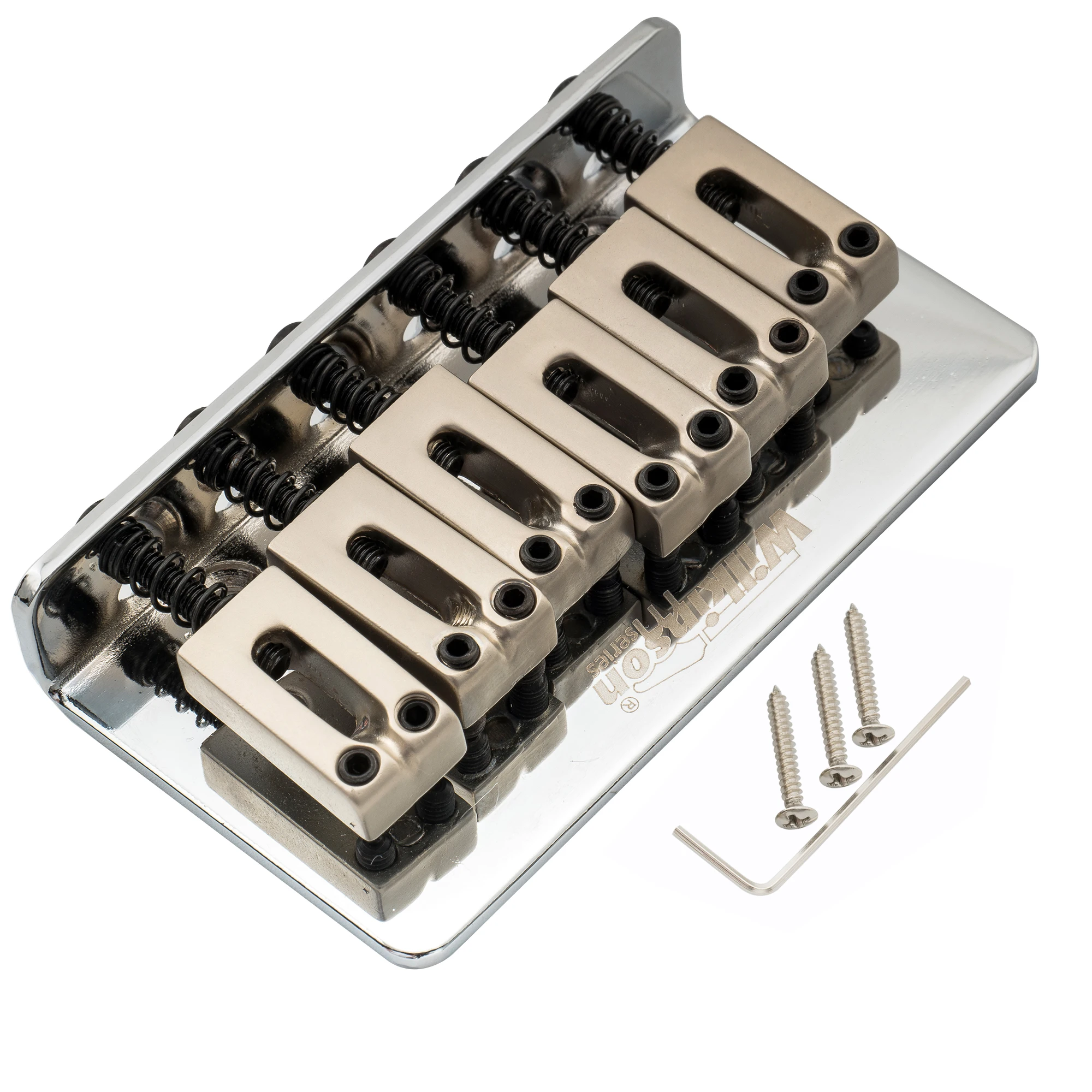 Wilkinson M-Serie, 52,5 mm Saitenabstand, moderner Sattel, Hardtail-Festbrücke, nicht-Tremolo-Brücke für ST Tele-E-Gitarre – Detail 7