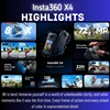 Insta360 X4 360 Action Camera 8K 72MP Magic In Action Active HDR 2.5 TouchScreen Waterproof AI Powered Insta 360 X4 Original Cam 6