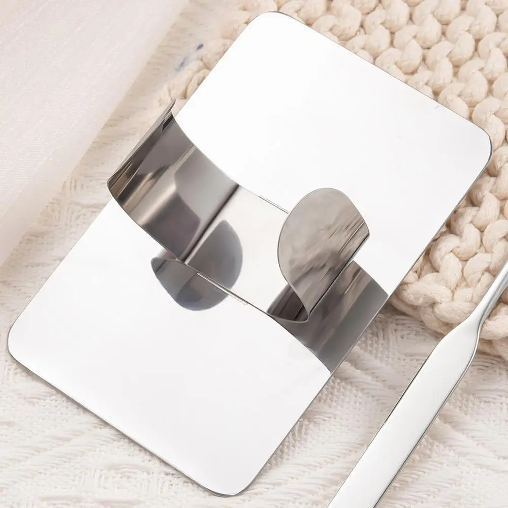 Makeup Palette Tray Metal Bracelet Mixing Tray Large Beauty Tool Makeup Hand Palette Makeup Palette Mixer Nail Mixing Palette