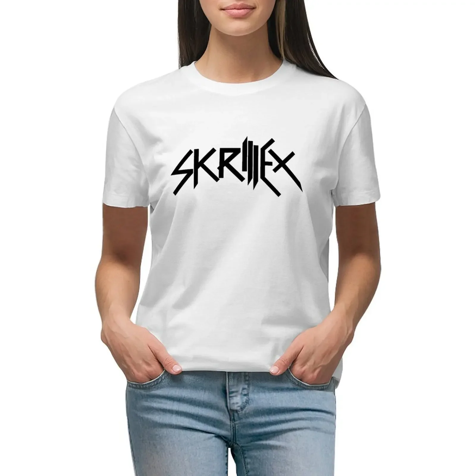 

Skrillex - DJ - Logo T-shirt cute tops kawaii clothes vintage clothes Womens graphic t shirts