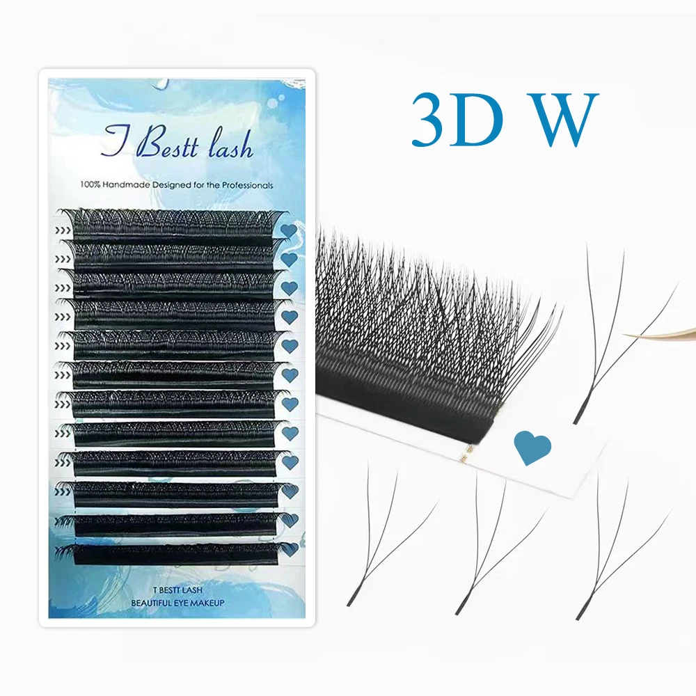 thumbnail image 1 of TBestt YY pestañas de volumen 3D 5D 6D W pestañas en forma de volumen prefabricadas extensión de pestañas volumen de floración automática pestañas, 1 of 5