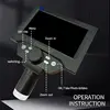 5.5" LCD Digital Microscope 1000X 1080P Coin Microscope Magnifier with Stand Soldering Microscope for Electronics Repair 4