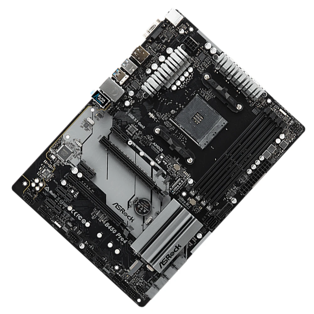ASRock B450 PRO4 AMD B450 AM4 Motherboard For Ryzen 5/7/9/3 5600