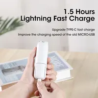 2000mAh Mini ventilateur Portable USB Rechargeable refroidisseur pliable ventilateur de bureau Portable silencieux pliable bureau maison pratique batterie externe 5