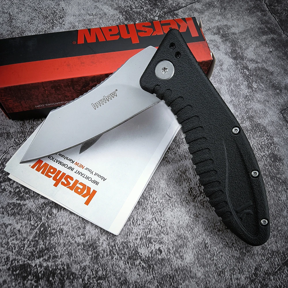 New Edc Hunting Kershaw Grinder Folding Pocket Knife 1319 Tanto Blade