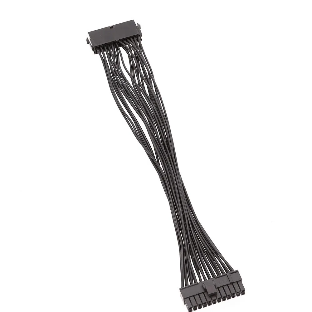 

18AWG ATX 24(20 + 4)Pin femmina scheda madre alimentatore PSU maschio a femmina 24Pin PSU cavo di prolunga adattatore scheda mad