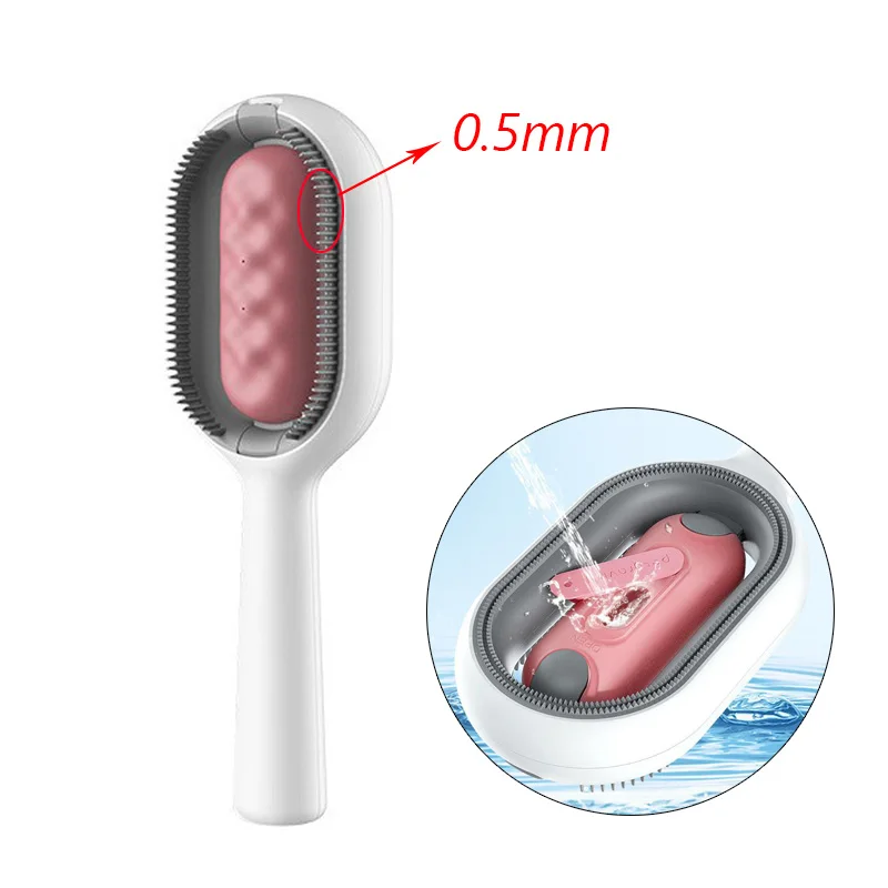 Dual-Sided Pet Grooming Brush with Wipes - Perfect
