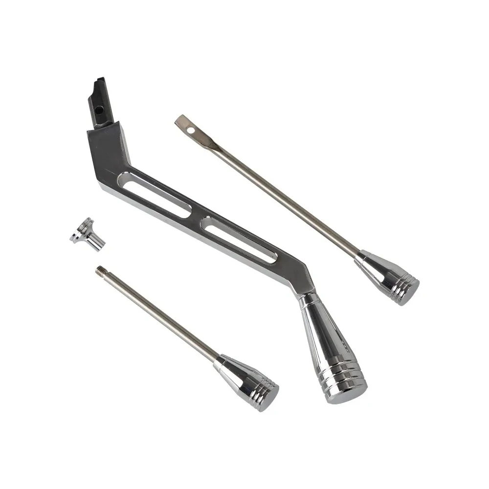 Shifter lever turn signal hazard tilt kit Flasher Knob Polished Billet Olds Buick 1967-1994 Aluminum Alloy GM Column