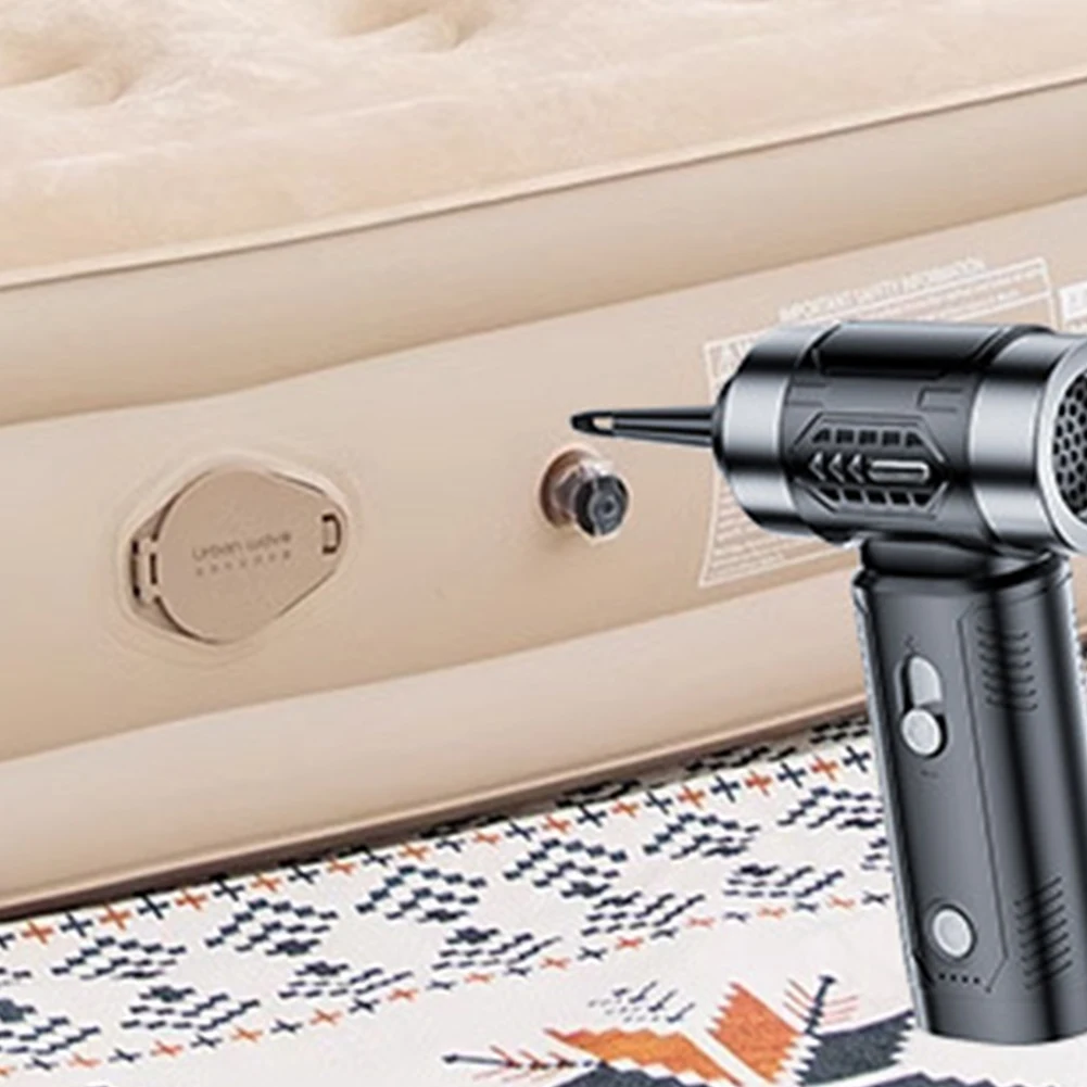 Mini Violent Turbo Fan 100000RPM High Speed Supercharged Hurricane Turbine Fan Brushless Motor 4500Pa for Home Car Outdoor