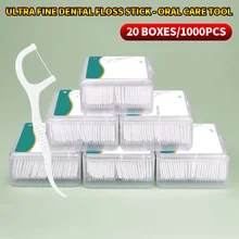 1000/600/300/150PCS - 초극세 치실 스틱 - 치아 사이의 틈을 한 조각으로 청소 - 구강 관리 도구