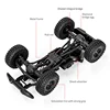 JJRC C8813 RC Truck 2.4G 4WD RC Pick-up Car Climbing Off-Road Vehicle Simulation Model RC Crawler Car Toys Gift for Kids Adult 6