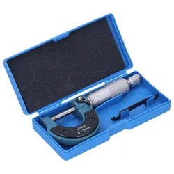 Precision Micrometer Gauge for Machinists - 0 - 25mm Measurement Tool (A)