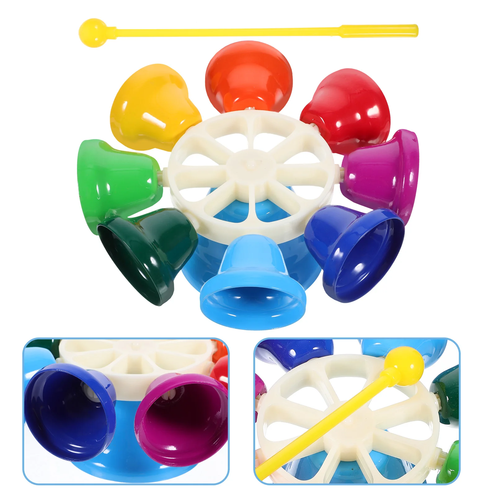 Musical-Instruments-For-Children-Class-Bell-Colorful-Hand-Rattles-Notes ...