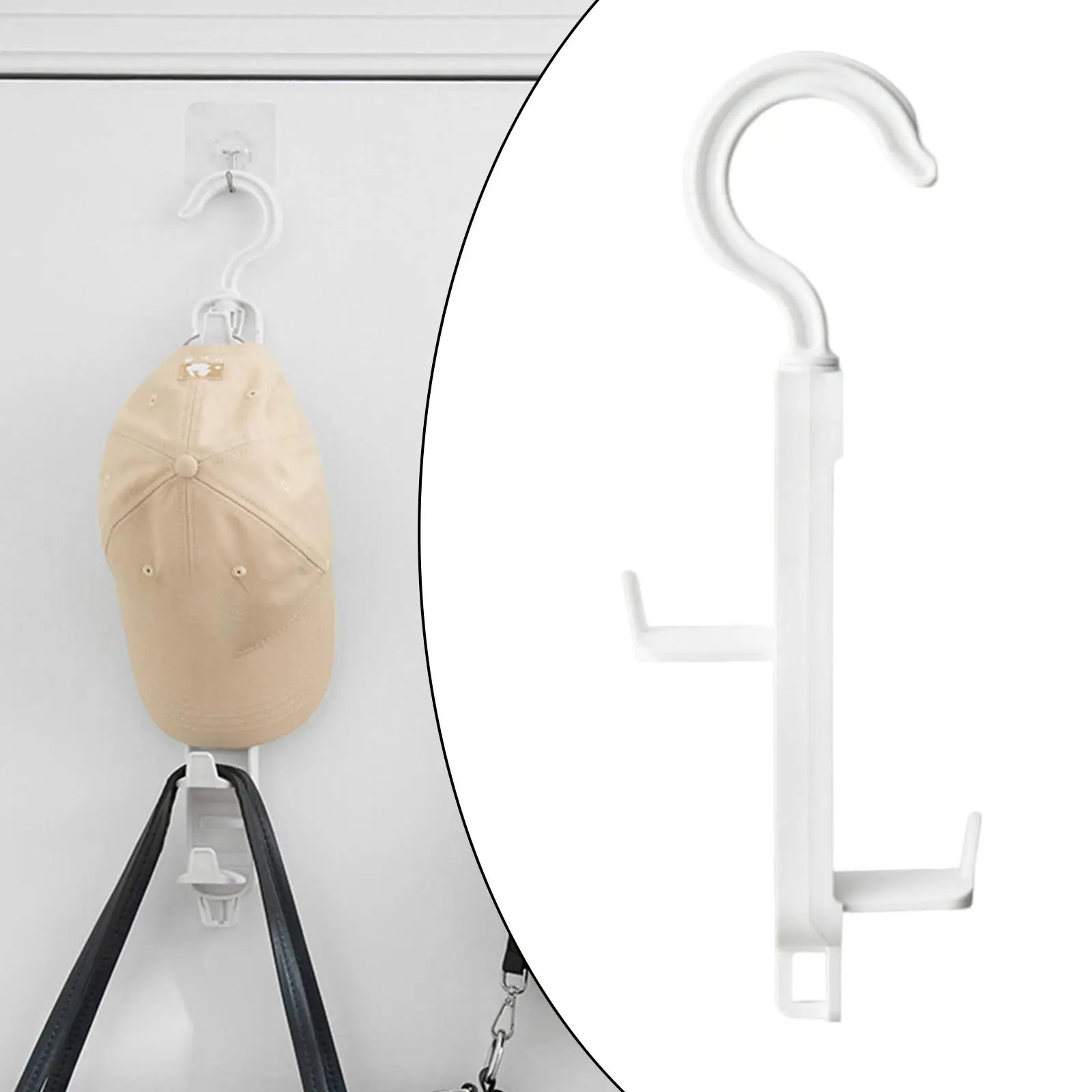 Premium Rotating Hook Adjustable Hanger Storage coat hanging Lightweight Storage 4